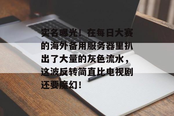 实名曝光！在每日大赛的海外备用服务器里扒出了大量的灰色流水，这波反转简直比电视剧还要魔幻！